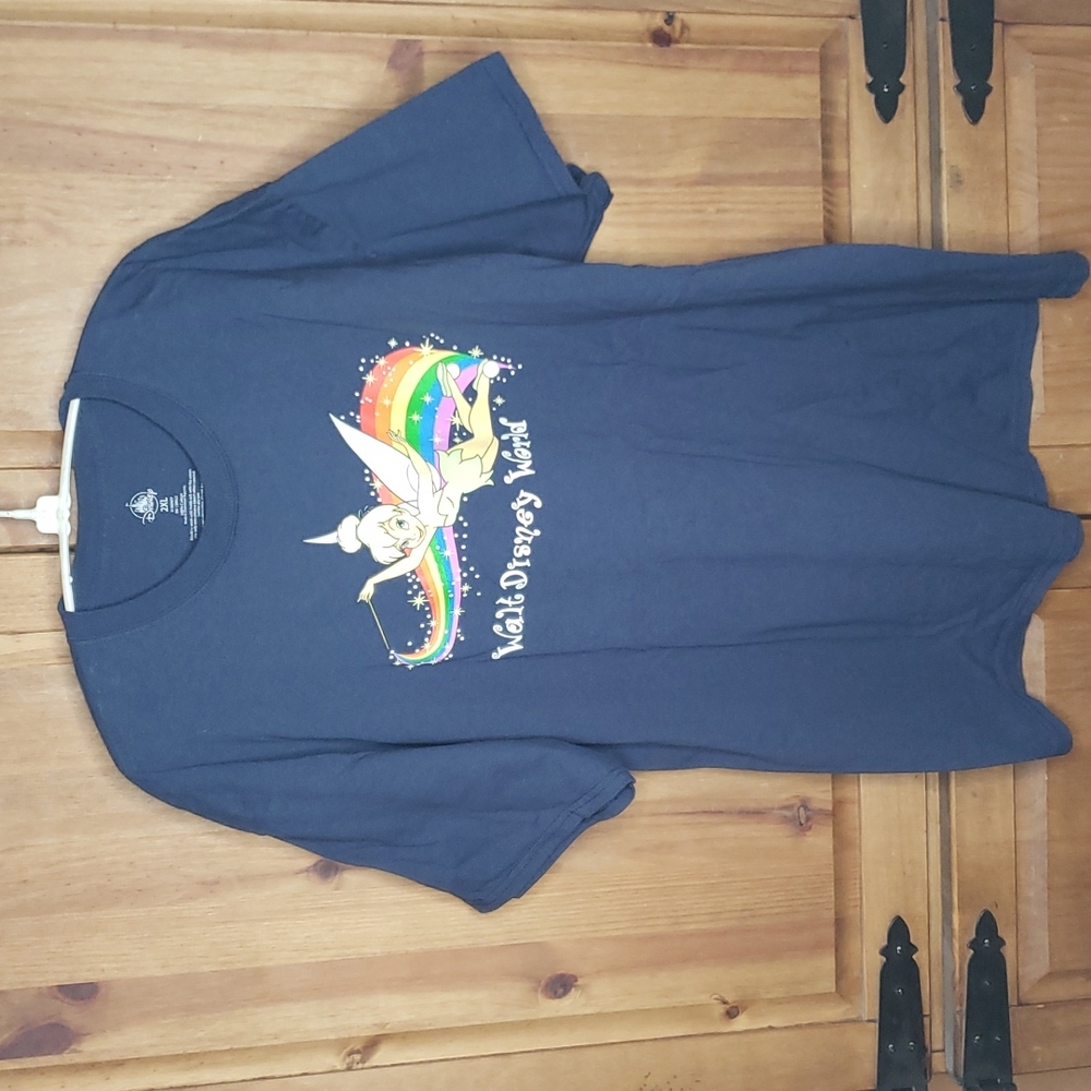 Tinkerbell Walt Disney World Rainbow Pride Tee T-Shirt